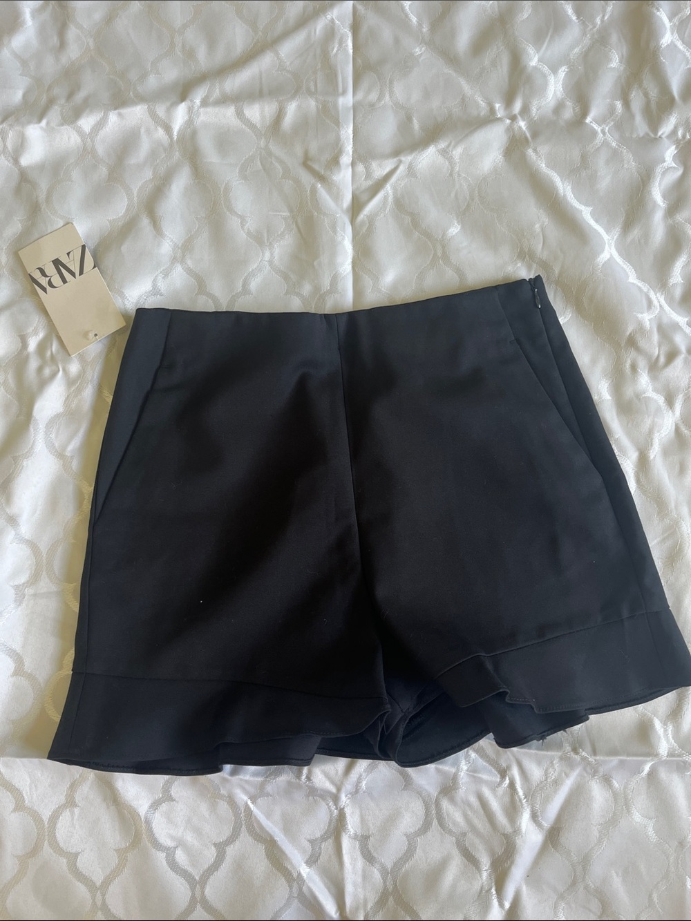 Black high waist shorts